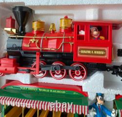 Ensemble de train vintage de Disney World avec personnages Disney et rails supplémentaires