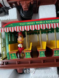 Ensemble de train vintage de Disney World avec personnages Disney et rails supplémentaires