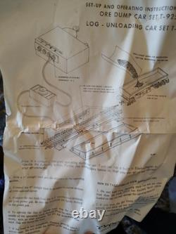 Ensemble de trains HO TYCO vintage des années 1970 Pavific Fast Freight Diesel avec 5 voitures et voie de tunnel