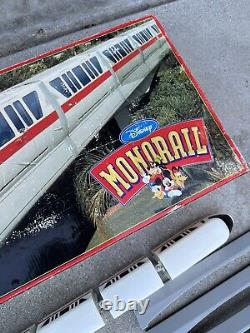 Ensemble de trains de piste du monorail de Walt Disney World, boîte exclusive du parc à thème, ligne rouge, Vtg