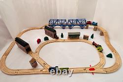 Ensemble de trains en bois Thomas & Friends Clickity Clack Track Vintage de la ligne ferroviaire en bois