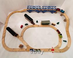 Ensemble de trains en bois Thomas & Friends Clickity Clack Track Vintage de la ligne ferroviaire en bois