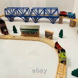 Ensemble de trains en bois Thomas & Friends Clickity Clack Track Vintage de la ligne ferroviaire en bois