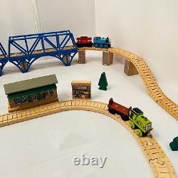 Ensemble de trains en bois Thomas & Friends Clickity Clack Track Vintage de la ligne ferroviaire en bois