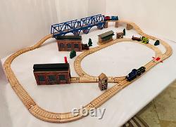 Ensemble de trains en bois Thomas & Friends Clickity Clack Track Vintage de la ligne ferroviaire en bois