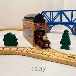 Ensemble de trains en bois Thomas & Friends Clickity Clack Track Vintage de la ligne ferroviaire en bois