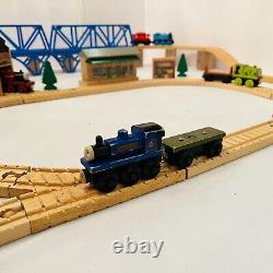 Ensemble de trains en bois Thomas & Friends Clickity Clack Track Vintage de la ligne ferroviaire en bois