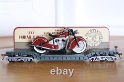 Ensemble de trains miniatures Indian Motorcycle Express de 12 modèles