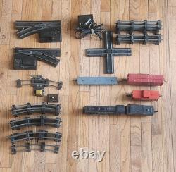 Ensemble de trains vintage Lionel American Flyer 29 pièces de rails S avec alimentation électrique
