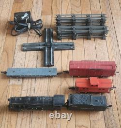 Ensemble de trains vintage Lionel American Flyer 29 pièces de rails S avec alimentation électrique