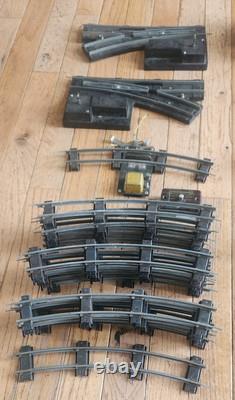 Ensemble de trains vintage Lionel American Flyer 29 pièces de rails S avec alimentation électrique