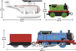 Ensemble de voies à plusieurs niveaux Thomas & Friends avec trains et grues - Super Tour avec Thomas