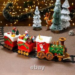 Ensemble de voies de train de Noël de 1,35 m, décoration de vacances, cadeau festif! Jouets de Noël