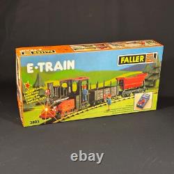 Faller 3803 124, Ensemble de train de marchandises E-Train au 0, NOS, sans transformateur