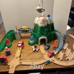 Fisher Price'95 Geotrax Flip Track Montagne Train Rail & Route Set