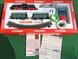 Fleischmann 6345 Ensemble de Démarrage Voie Ferrée Vintage Trafo Boîte Originale (Vidéo)