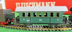 Fleischmann 6345 Ensemble de Démarrage Voie Ferrée Vintage Trafo Boîte Originale (Vidéo)