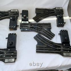 GRAND Lot de rails/accessoires de train Lionel modèle/commutateur de train de plus de 180 pièces