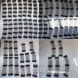 GRAND Lot de rails/accessoires de train Lionel modèle/commutateur de train de plus de 180 pièces