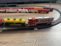 Grand ensemble de train électrique avec contrôleur SDK-789 - 3 locomotives / 13 voitures / rails