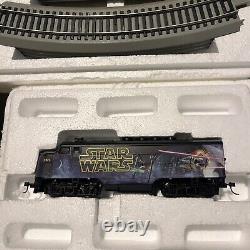 HTF Hawthorne Village Star Wars Express Lointain Ensemble de Rail avec Locomotive et Voitures HO