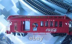 Hawthorne Village, Bachmann, Coca Cola, Santa Claus Model Train/e-z Track Set