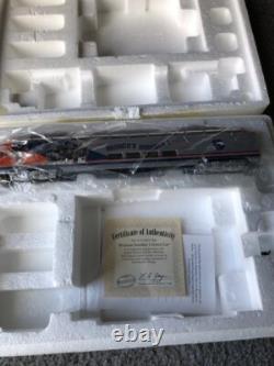 Hawthorne Village Bachmann Denver Broncos Locomotive + Ensemble de Rails avec 2 Voitures HO NFL