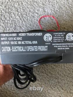 Hawthorne Village Bachmann Denver Broncos Locomotive + Ensemble de Rails avec 2 Voitures HO NFL