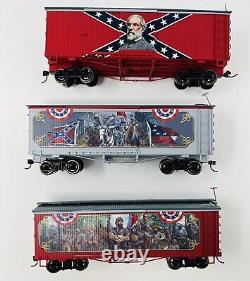 Hawthorne Village Ho Bachmann Confederate Express CIVIL War Train Set Withcoa