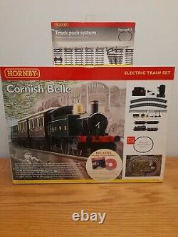 Hornby Cornish Belle Electric Train Set C/w Track Pack System A. Nouveau Jamais Utilisé