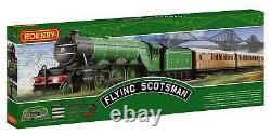 Hornby Flying Scotsman Oo Gauge Train Set Kids Play R1255m Nouveau