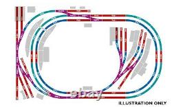 Hornby Medium Sized Oval Layout Complete Track Pack Model Train Set Oo Gauge