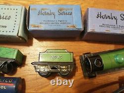 Hornby Vintage Clockwork O-gauge Tin Train Set Loco, Wagons, Piste, Set/bundle +