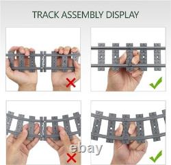 Jeu de construction de chemin de fer durable - Ensemble de rails de train de 103 pièces pour l'imagination des enfants
