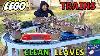 Johny Montre Biggest Lego Train Tracks Layout Construire Des Trains À L'extérieur De Lego Nettoyer Les Feuilles