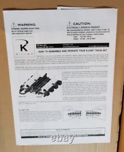 K-Line Super Snap Track ENSEMBLE DE TRAIN DE CONSTRUCTION avec Transformateur Power Chief K-1305