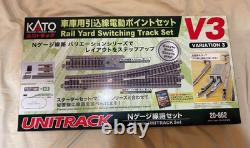 KATO N Scale UNITRACK V3 Ensemble de Voie de Gare 20-862 avec Modèle de Train à É aiguillage Électrique
