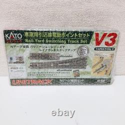 KATO N Scale UNITRACK V3 Ensemble de Voie de Gare 20-862 avec Modèle de Train à É aiguillage Électrique