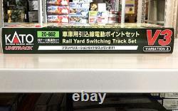 KATO N Scale UNITRACK V3 Ensemble de Voie de Gare 20-862 avec Modèle de Train à É aiguillage Électrique