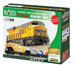 Kato 1060023 N Union Pacific Es44ac Gevo Freight Train Set & Track And Power