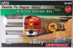 Kato N Échelle Santa Fe Super Chief Starter Train Withtrack & Power # 106-0018
