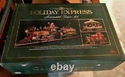 L'ensemble De Trains Animés Holiday Express +pistes Extra Et 3 Sections Supplémentaires