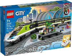 LEGO City Express Train de passagers 60337 Jouet télécommandé 2 wagons 24 rails