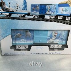 LIONEL Disney's FROZEN Ensemble de Train Prêt à Jouer Modèle 2019 7-1190 Piste de 32 Pièces