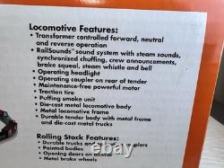 LIONEL New York Central Flyer Ensemble de Train Électrique 6-31940 Fumée, Sifflet, Piste