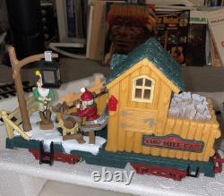 Le TRAIN ANIMÉ DE NOËL HOLIDAY EXPRESS #384 Ensemble de Voitures et Pistes Supplémentaires 8 Voitures