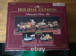 Le train animé The Holiday Express de New Bright #385 avec piste supplémentaire