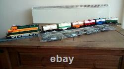Lego 10133 Bnsf, 6 Tankers, 8 Pistes, 4 Sacs De Flexi Track, Bi, Feuille D'autocollant
