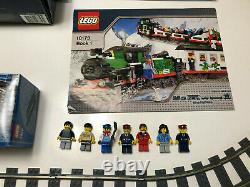 Lego 10173 Train De Noël Des Fêtes Avec Pistes 100% Complet Avec Boîte Et Instr