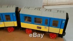 Lego 4.5v 7710 Push-long Passenger Train À Vapeur 4,5 Volt Voie Ferrée Eisenbahn